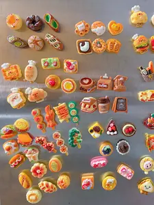Mystery Pack Mini Food Fridge Magnets Set – Cute Realistic Bread & Dessert Magnets | Kawaii Refrigerator Magnets, Kitchen Decor & Gift /Tons of Random Designs