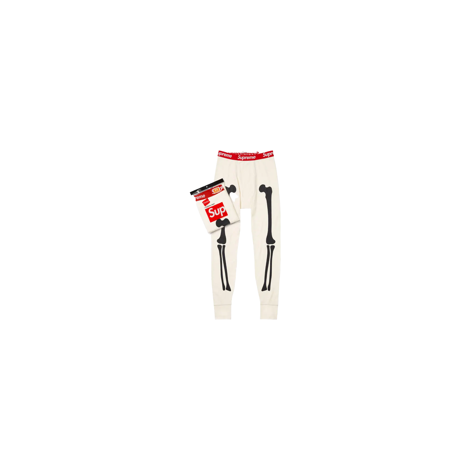 Hanes® Bones Thermal Pant (1 Pack) "FW24 White" SU737