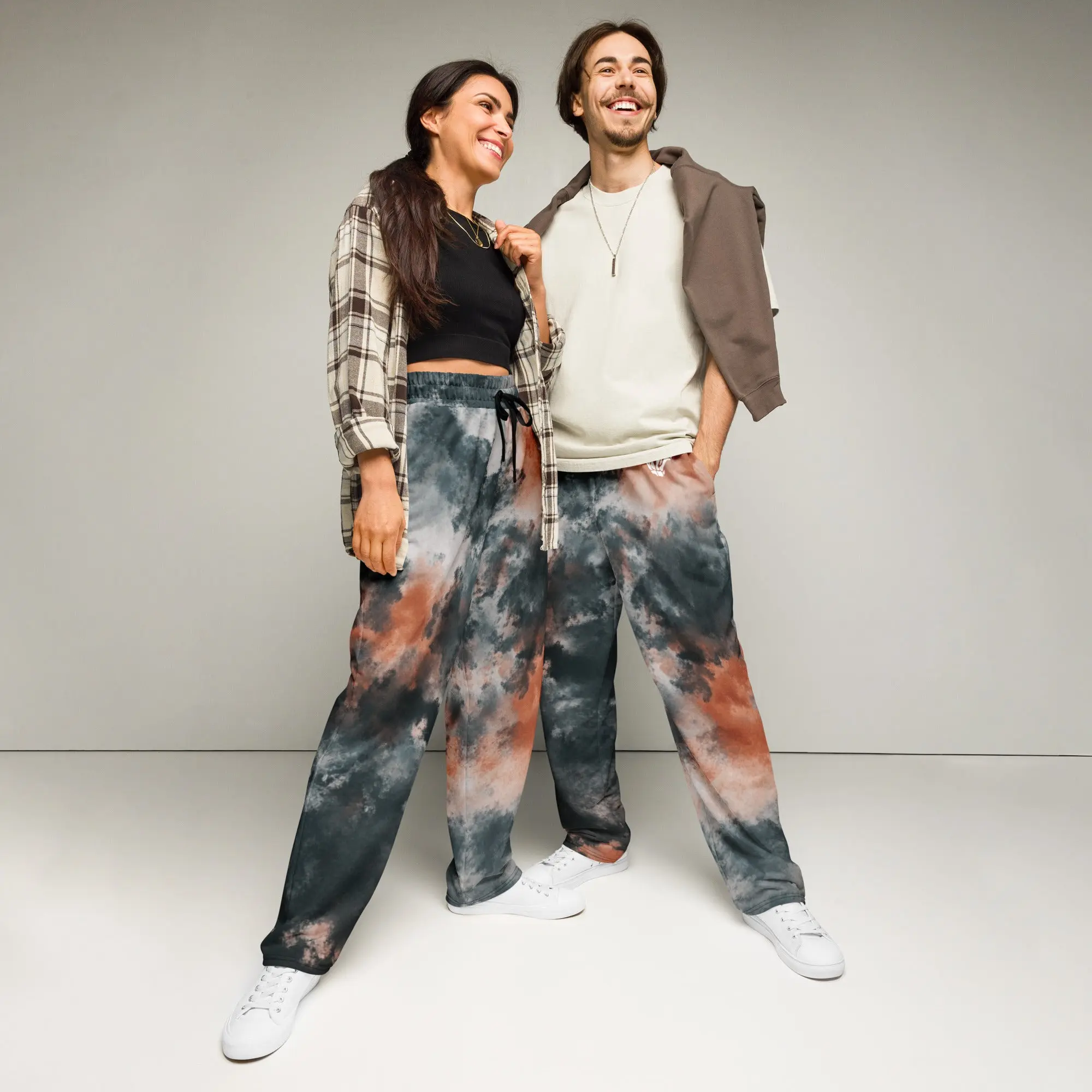 Shaka Skate Tie-Dye Wide-Leg Joggers