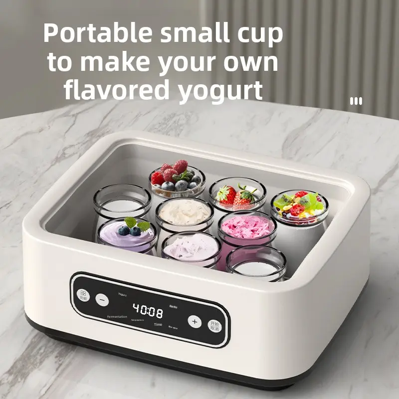 Stainless Steel Full-Auto Intelligent Constant Temperature Multifunctional Yogurt Maker Machine, Specialty Household Kitchen Appliance, Full‑Auto Yogurt