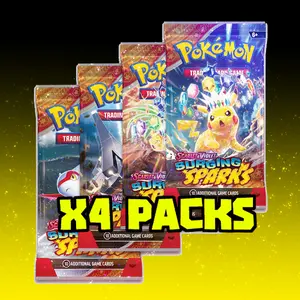 Pokemon Surging Sparks Booster Packs x4 - 4 Packs
