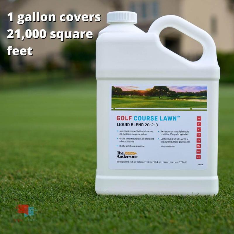 Golf Course Lawn (20-2-3) Liquid Fertilizer with Kelp and Fulvic Acid