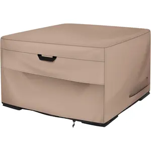Patio Fire Pit Table Cover Square 32 inch Outdoor  Fire Bowl Cover