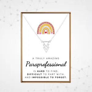 Paraprofessional gifts, Paraprofessional appreciation day 2024, Paraprofessional necklace