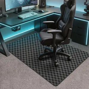 Office Chair Mat for Carpet, 48"x36" Gaming Computer Desk Mat for Low Pile Carpet, Heavy Duty Floor Protector Mat for Rolling Chair
