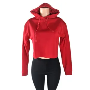 Red Robin Hoodie - Women's Boxy Pullover Sweater - Long Sleeve Polyester Womenswear