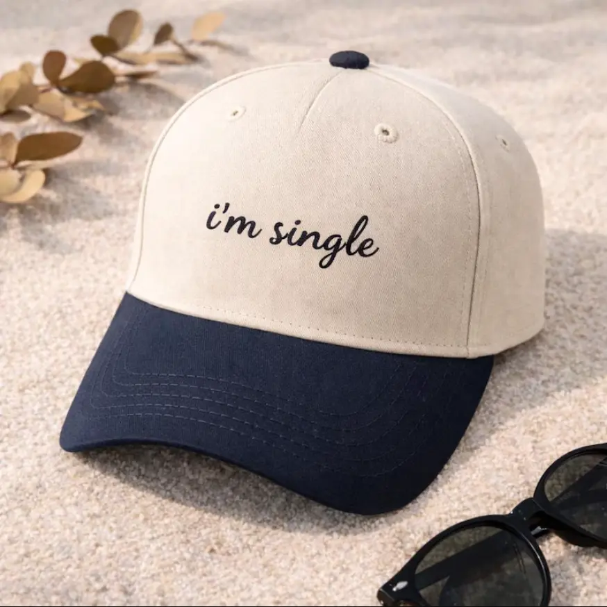 I'm Single Hat, Funny Embroidered Cap, Dad Hat Gift Funny Baseball Gift