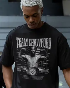 [Sale off up to 50%] Team Crawford Shirt - Vintage - Oversized Fit - Boxing Streetwear - Terence Bud Crawford Champion t-shirt, Graphic Streetwear T-shirt