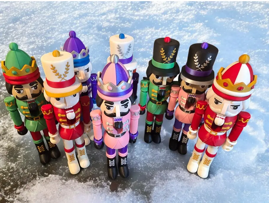 3D Printed Nutcracker – Festive, Funny, and Full of Vibes!
