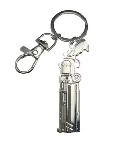 TRIGUN STAMPEDE - VASH GUN 3D SCULPTED METAL KEYCHAIN