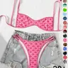 【Black Friday】Two-Piece Set Women's Floral Print Bikini Set, Casual Fashion Chic Swimsuit Set for Beach Holiday Vacation, Ladies Summer Bikini #GLOBAL PICKS