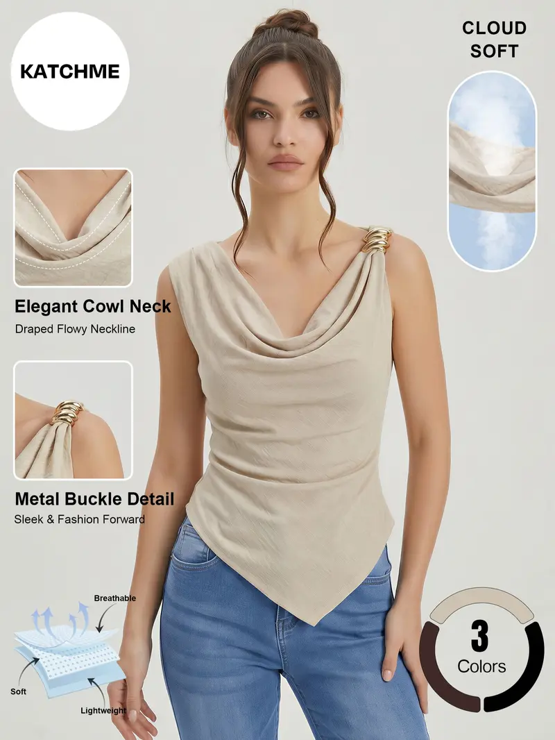 jaded london cowl neak top - TikTok Shop