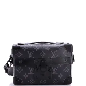 Pre-owned Louis Vuitton Canvas Coated Shoulder Bags Soul Trunk Bag Monogram Eclipse Canvas by Rebag