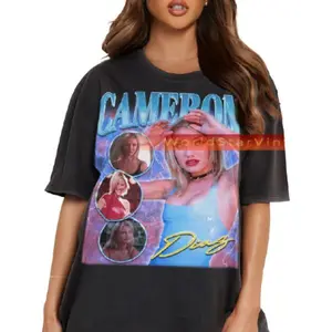 Cameron Diaz Vintage Homage T-Shirt - Retro Sweater For Fans