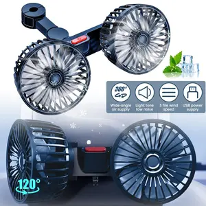 Stay Cool on the Go! Dual - Fan Car backseat Cooler with Free Charger,FathersDayGift,Effortless Cooling for Sweltering Summer Drives & Road Trips,Ultra - Portable, One - Touch Operation Backseat