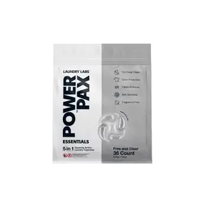 Power Pax 5-in-1 | Free & Clear Laundry Capsules 36 count