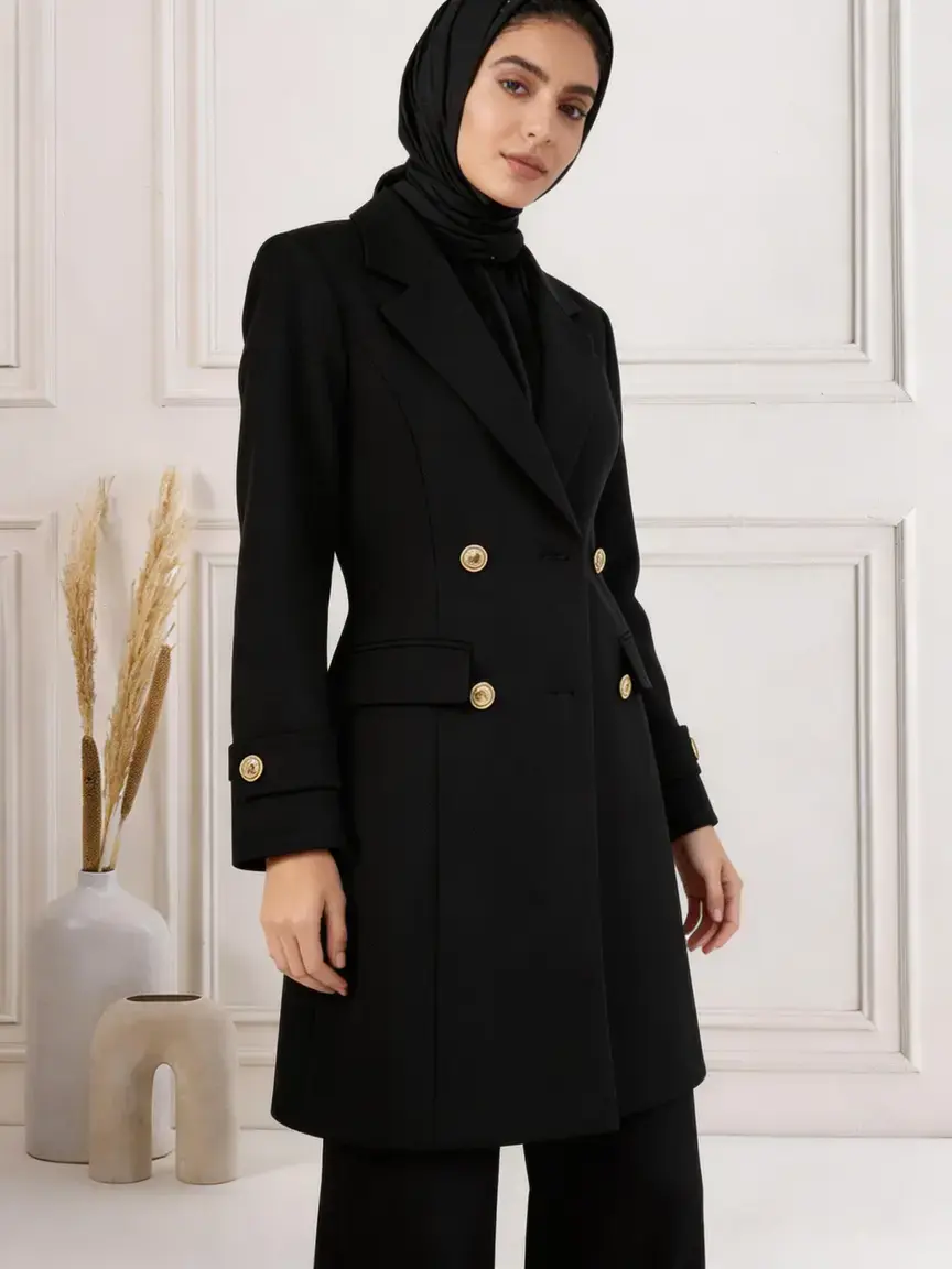 Women's Elegant Chic Formal Business Attire Clothes Office Blazer Jacket, Lady Womenswear, Lightweight Fabric, Dual Button Design, Fit, Fitted, Pockets & Waist Closure, Long Sleeve, Spring/autumn Wear