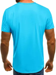 New Summer Round Neck T-Shirt, Trendy Casual Short Sleeve Men's Top, Fashion Slim Fit, Breathable, Cool Letter Print