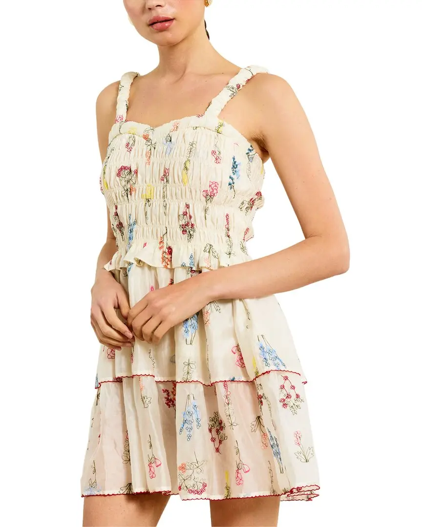 Line & Dot Fiori Mini Dress