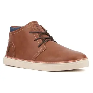 Reserved Footwear New York Men's Zion High Top Sneakers - 11, COGNAC