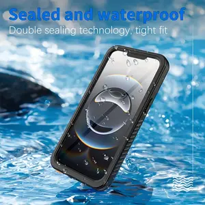 Waterproof Transparent Protective Phone Case For IPhone 16e, Suitable For Diving And Outdoor Activities, Supports Touchscreen Functionality And Is Dustproof, Shockproof And Drop-Resistant Cover.