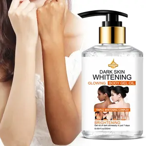 Hydrating Radiant Body Gel, Bearberry Extract Body Cream, Gentle Brightening, Niacinamide Even Skin Tone, Non-Sticky Touch, Suitable for Elbows Knees