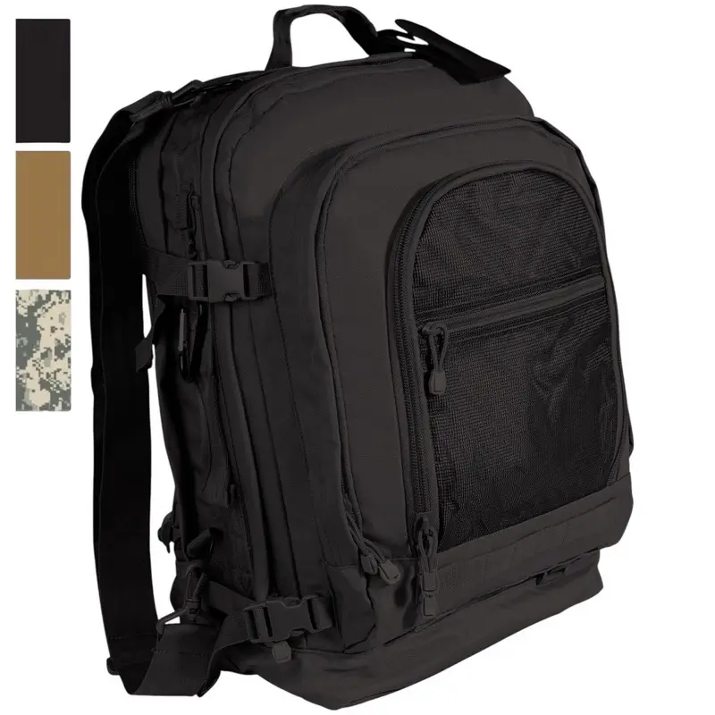 ROTHCO Tactical Backpack, ACU Digital Camo 900D Polyester Convertible Bug Out Bag, Expandable with Quick-Release Straps & Built-in Organizer