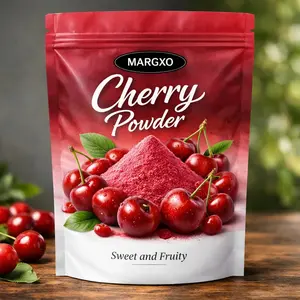 Cherry Powder 5.3oz Deep Red Fruit Powder for Drinks Baking Desserts Smooth Texture Kitchen Ingredient