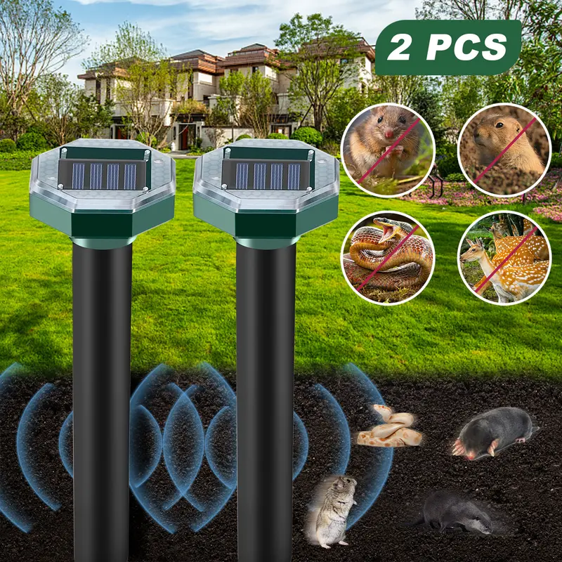 Ultrasonic Deer Control Pest Free PLUS Dual Light And Ultrasonic
