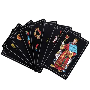 Original Spanish Playing Cards Games,Barajas Españolas Originales,Briscas Cards Puerto Rico Spanish Deck of Cards,Baraja Cartas Españolas Mexicana,Mexican Playing Card PVC Waterproof
