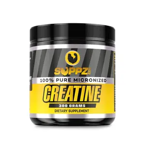 Suppz 100% Pure Micronized Creatine Monohydrate 300g (60 Servings)