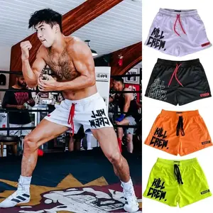 Kill Crew Men's Shorts Sports Mesh Quick-Dry Trendy Brand Boxing Leg Training Three-Quarter Shorts Muscle Fitness Long Run Basketball Shorts