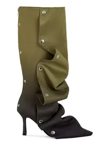 IMOGINE-OLIVE STILETTO BOOT