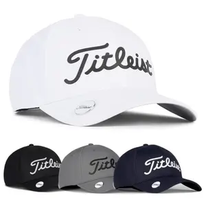 [Pack 2] Titleist Tour Performance Elite Pro Series Golf Cap – White/Black | Adjustable Fit, Superior Sun Protection, All-Day Comfort for Peak On-Course Performance | All Seasons, Hand Wash Only