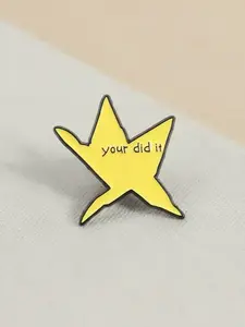 Star Shaped Brooch, Creative Star Design Brooch, Fashion Accessories for Women & Men, Cute Enamel Pin Suitable for Backpacks, Jeans, Scarves, Hats Decoration, Jewelry
