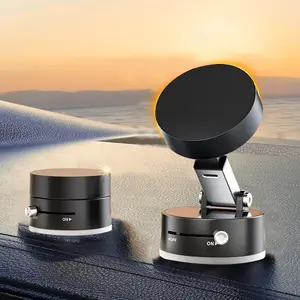 Vacuum Magnetic Phone Holder for Car, Magnetic Phone Mount Foldable & Portable Phone Stand, Multipurpose Phone Holder for Car, Home, Office, Electronics， Men Gifts, Gifts for Girlfriend