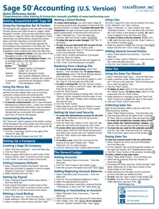 Sage 50 Quick Reference Guide