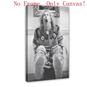 Funny Bathroom Decor, Bathroom Art Movie Poster Print, Dumb Movie Wall Art, Funny Wall Decor, Vintage Black & White Poster, Gift for Him