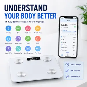 weighing scale for age 13 BodyCode Smart Scale – 13-in-1 Body Analysis, Body Fat, BMI & Muscle Tracker with Instant App Sync
