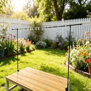 Adjustable Table Frame - Heavy-Duty Iron Structure, Extendable from 2.6 Feet to 8.5 Feet - Ideal for Wedding, Birthday, Halloween and Christmas Decorations - No Power Required, Perfect for Party Events & Home Decor DIY Enthusiasts DM360-3728