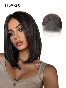 Topshe 13x4 HD Lace Front Wig, Natural Look Hair Extensions for Daily Wear & Special Occasions, Durable & Easy to Maintain, Lace Frontal Wig