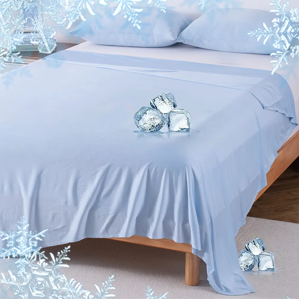 Kasentex Lightweight Cooling Breathable Blanket - Contemporary Nylon Fiber Woven Texture, Soft Machine-Washable Luxury Throw, Multi-Size (Twin/Queen/King) Bedding Accessory for Sleeping, Couch, Cooling Blankets, Contemporary Blankets