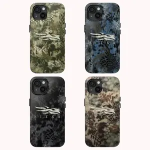 Sitka Camo Phone Case – Tactical Hunting Aesthetic With Kryptek-Style Camouflage Pattern | Rugged Tough Protective Cover | Perfect Gift For Outdoorsmen | Suitable for iPhone 17-11 Pro Max/Plus and  Samsung Galaxy S23-25