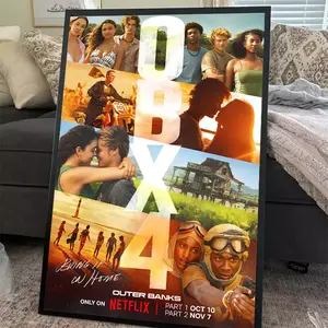 NEW!!!Outer Banks Season 4 Poster Print 2024 TV Series, Gift, Home Decor