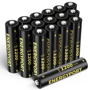 ENERGYPORT Lithium Batteries AAA, 16 Pack 1.5V Non-Rechargeable 1200mAh Ultra Long Lasting High Performance Triple A Battery for Flashlight, Toys, Remote Control, Temperature Monitor, High-Tech Devices