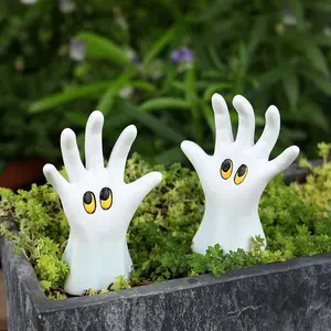 Resin Ghost Hand Figurine Set, Halloween Decorations for Home & Garden, Unique Tabletop Ornament, Perfect Gift for Festive Occasions