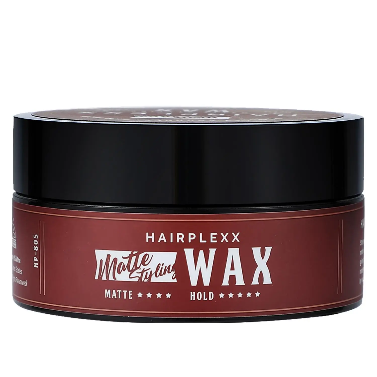 Hairplexx Matte Wax Hair Styling with Hard Hold to Improve Hair Texture and Thickness - Molding Paste Clay - For All Hair Types, Paraben Free 2.7 oz