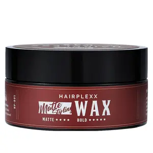 Hairplexx Matte Wax Hair Styling with Hard Hold to Improve Hair Texture and Thickness - Molding Paste Clay - For All Hair Types, Paraben Free 2.7 oz