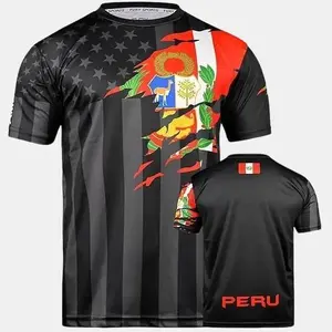 Country Peru Soccer Jersey, Peru Jersey for Men Women Youth And Kids, All-Over Print Soccer Jersey (P 1)