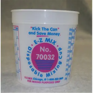 E-Z Mix EZX70032L Disposable 1 Quart Lids 100, Disposable Lid, Environment-Safe, Containers